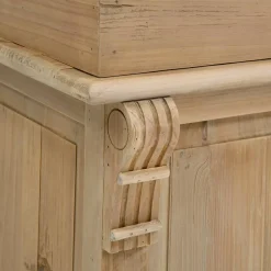 Meuble bar en bois recyclé 120cm Garance