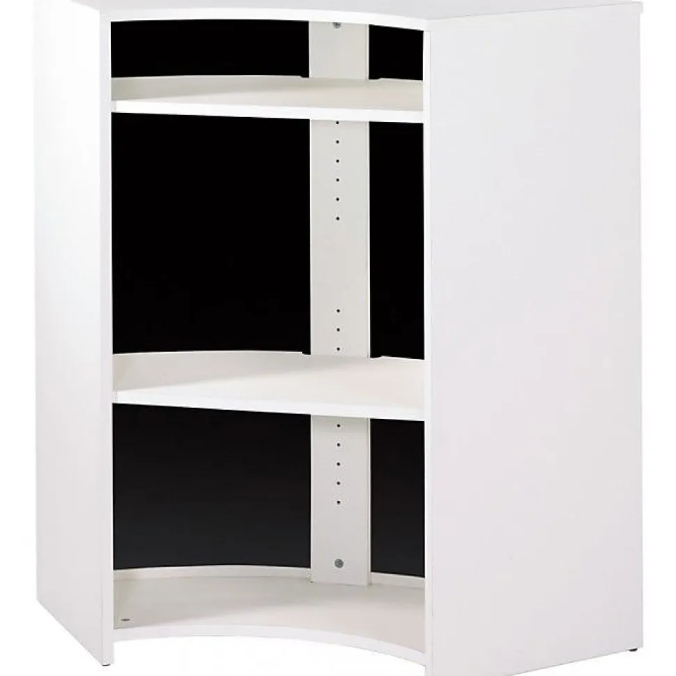 Meuble bar SIMMOB 106,9x53,3x104,8 cm Blanc réversible