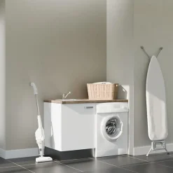 Meuble buanderie avec emplacement lave-linge - B01