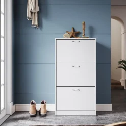 Meuble Chaussures SIRHONA 63x30x120 cm - Armoire Grande capacité Rangement