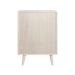 Meuble Commode Polyvalent en Bois Clair avec 5 Tiroirs