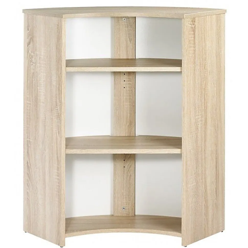 Meuble comptoir bar SIMMOB 96,7x44,9x104,8 cm blanc chêne