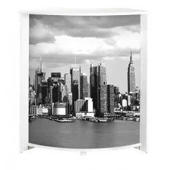 Meuble comptoir bar SIMMOB Manhattan 508 blanc 96 cm bois