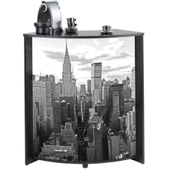 Meuble comptoir bar SIMMOB New York 500 Noir 96x45x105 cm