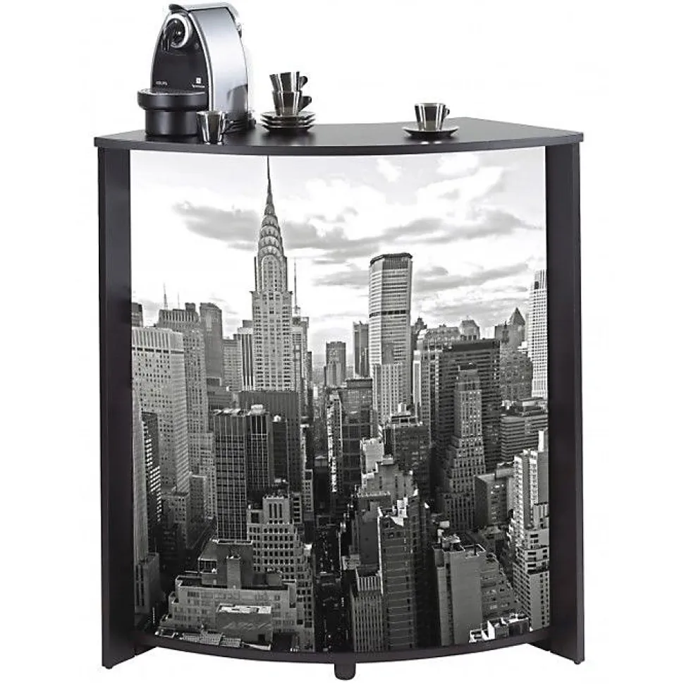 Meuble comptoir bar SIMMOB New York 500 Noir 96x45x105 cm