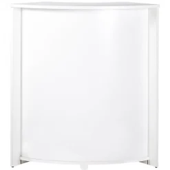 Meuble comptoir bar SIMMOB 96 cm blanc bois éco-conçu