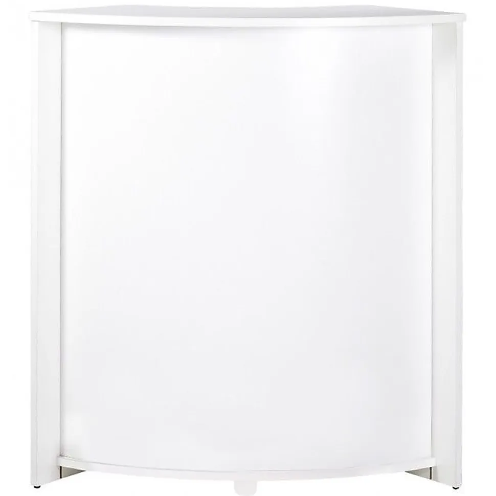 Meuble comptoir bar SIMMOB 96 cm blanc bois éco-conçu