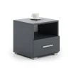 Meuble de chevet Emi gris pour la chambre d'enfant