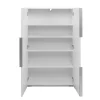 Meuble de rangement 2 portes blanc H125cm - ORSA