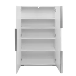 Meuble de rangement 2 portes blanc H125cm - ORSA