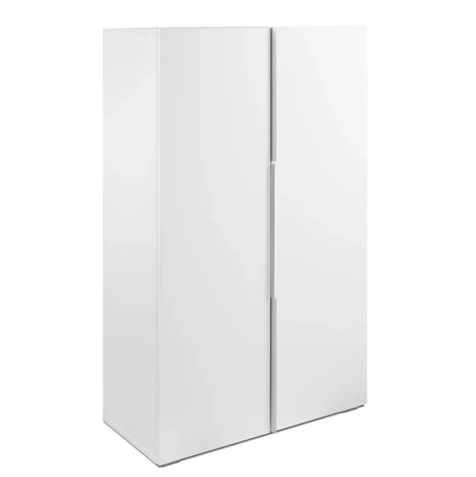 Meuble de rangement 2 portes blanc H125cm - ORSA