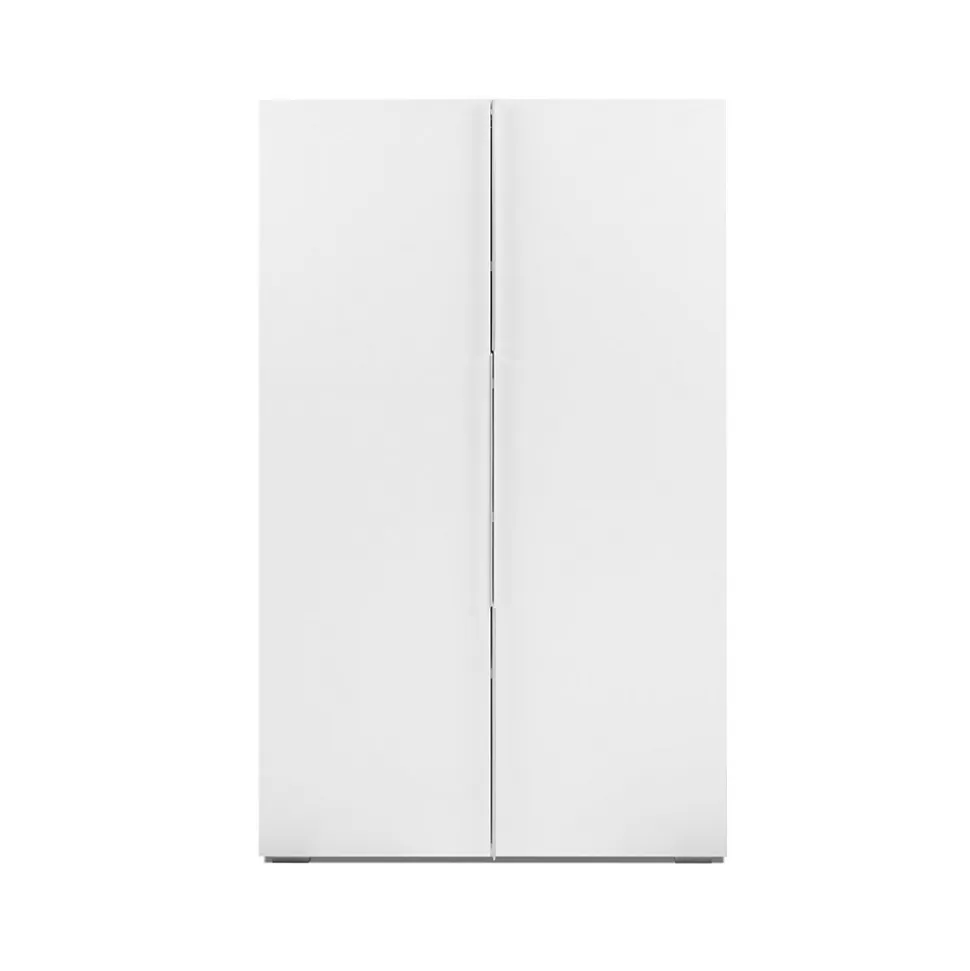 Meuble de rangement 2 portes blanc H125cm - ORSA