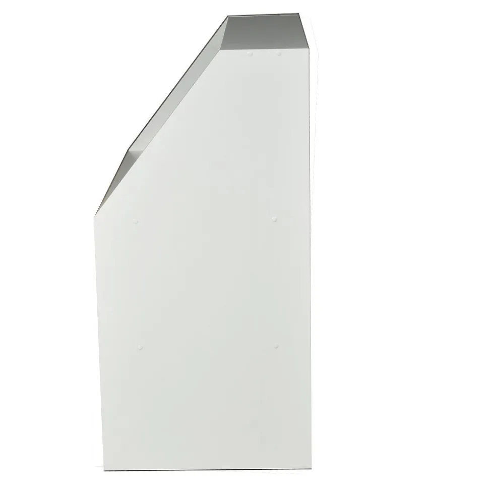 Meuble de rangement sous pente ALIX, H. 100 x L. 100 x P. 50 cm, Blanc
