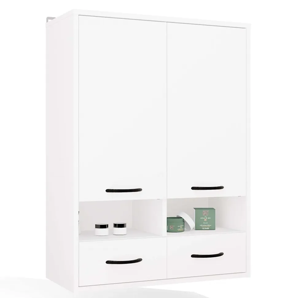 Meuble de salle de bain, blanc, 66 x 67 x 30 cm