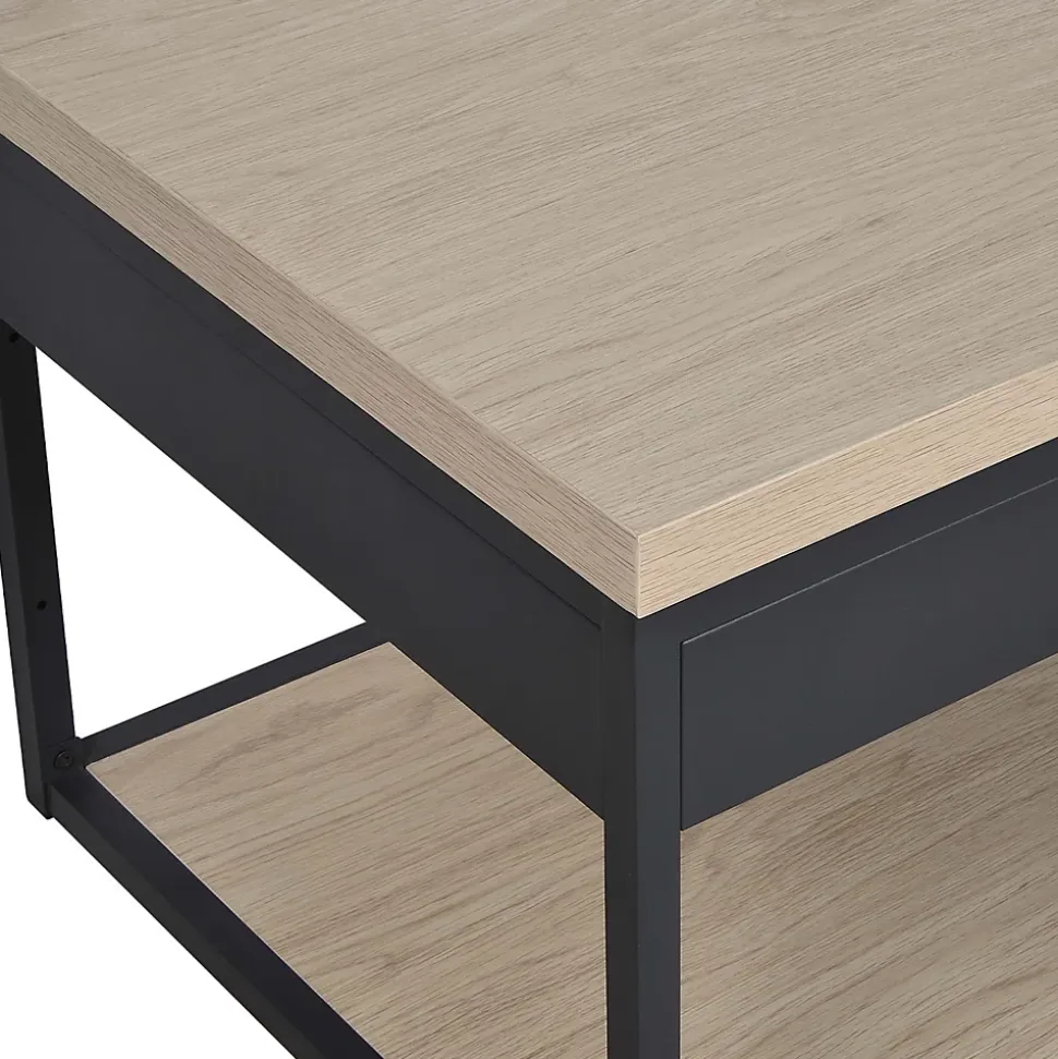 Meuble de salle de bain en métal et bois avec plan 60 cm WILL