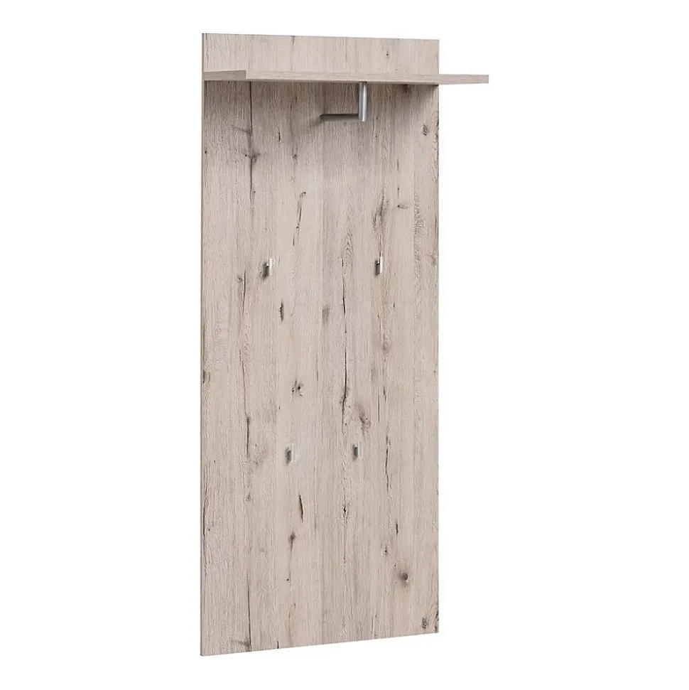 Meuble dentrée - ONYX 4 - Coloris chêne et blanc