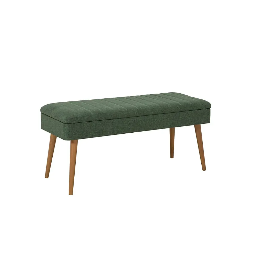 Meuble d'entrée Dgallett, Crochet d'entrée, Console de rangement multifonction, 50x38h135 cm, Chêne et Vert