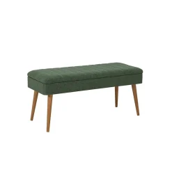 Meuble d'entrée Dgallett, Crochet d'entrée, Console de rangement multifonction, 50x38h135 cm, Chêne et Vert