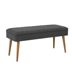 Meuble d'entrée Dgallett, Crochet d'entrée, Console de rangement multifonction, 50x38h135 cm, Chêne et Anthracite