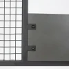 Meuble d'entrée Dmastropasqu, Crochet d'entrée, Composition pour l'atrium, 78x30 h182 cm, Anthracite et Noir