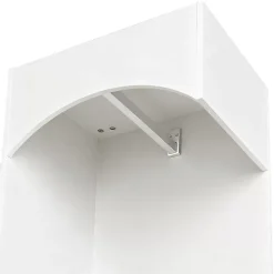 Meuble D'entrée Multifonction - Miroir, Rangement Intégré - Moderne Et Pratique,blanc