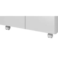 Meuble Micro-Onde Blanc Mobile 2 Portes 1 Tiroir L 61 H 117.5 P 48.8 cm - L 61 x l 48.8 x H 117.5 cm