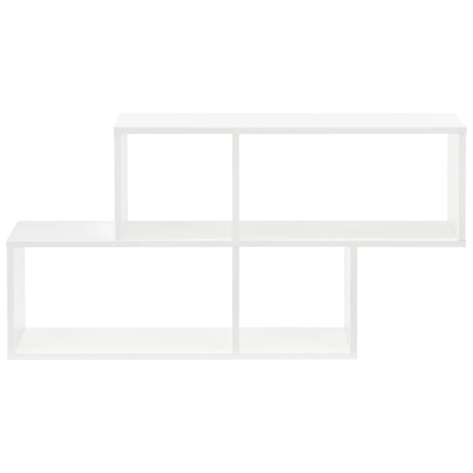 Meuble Mural Bryne 100 x 20 x 53 cm Blanc Mat en.casa