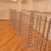 Meuble Range Bouteille Caviste. Îlot de vente 1.14m. Kit de Supports pour 360 bouteilles. Noir mat avec 1 extension