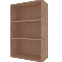 Meuble Range Bouteille de vin Série Godello en Pin Clair armoire 2 tablettes