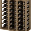 Meuble Range Bouteille de vin Série Godello en Pin Clair 42 bouteilles