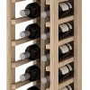 Meuble Range Bouteille de vin Série Godello en Chêne massif 20 bouteilles