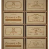 Meuble Range Bouteille de vin Série Godello en Chêne massif 8 caisses de bois