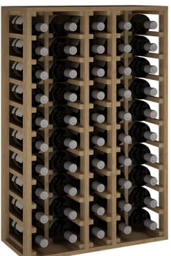Meuble Range Bouteille de vin Série Godello en Pin Clair 50 bouteilles