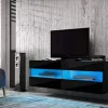 Meuble RITA avec led , 100 cm noir