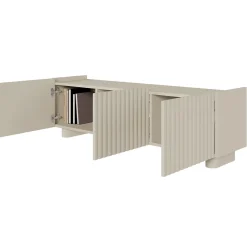 Meuble TV 144 cm 3 portes grege FIORRA