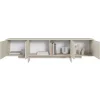 Meuble TV 200 cm 4 portes grège WUWU