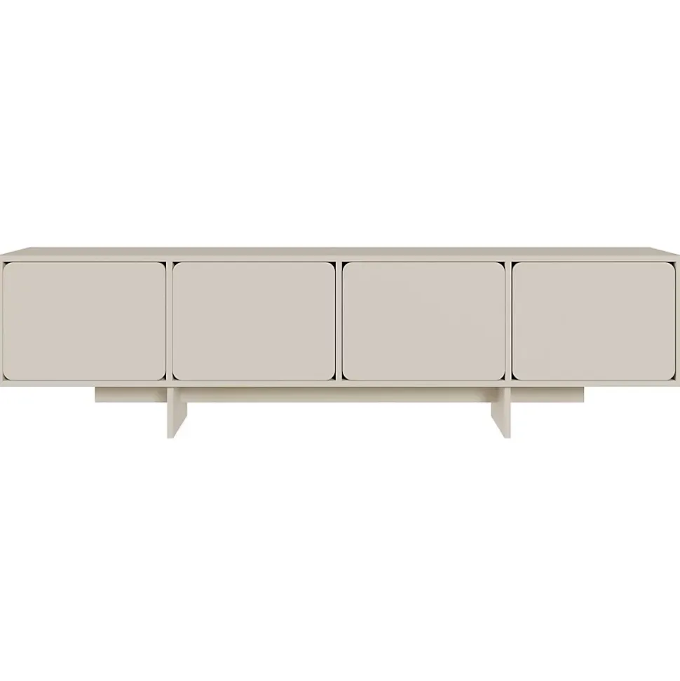 Meuble TV 200 cm 4 portes grège WUWU