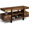 Meuble TV 113 cm AUSTRIA avec tiroirs bois pieds épingle