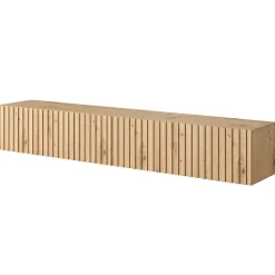 Meuble TV 175 cm chêne artisanal Telire