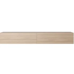 Meuble TV 200 cm chêne Linberg Bisira