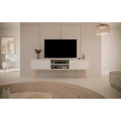 Meuble TV 160 cm Toronto - Blanc