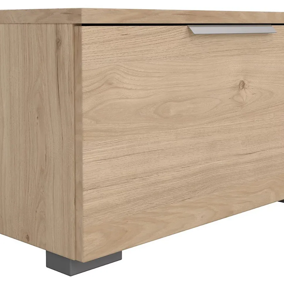 Meuble TV 2 tiroirs et 2 niches L173 cm - BILLIE