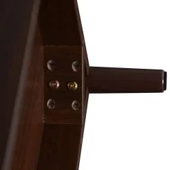 Meuble TV avec 2 Tiroirs et 2 Portes en Rotin Tressé, Pour Écran Jusqu'à 80 Pouces, 190x40x52 cm - Brun