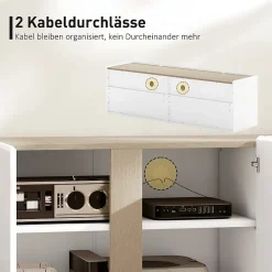 Meuble TV Blanc Pour Téléviseur 65