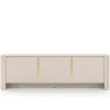 Meuble TV, Cachemire, 168 x 39 x 52 cm, Meuble moderne aux bords arrondis