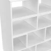 Meuble TV combiné 3 pièces modulables LEONARD pour salon chambre et bureau, 140-205 x 30 x 43 cm