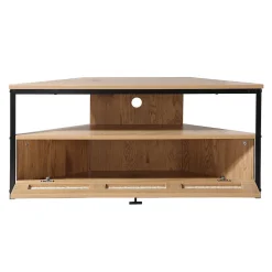 Meuble TV d'Angle 1 Porte avec Cannage Rotin L100 cm - JAYA