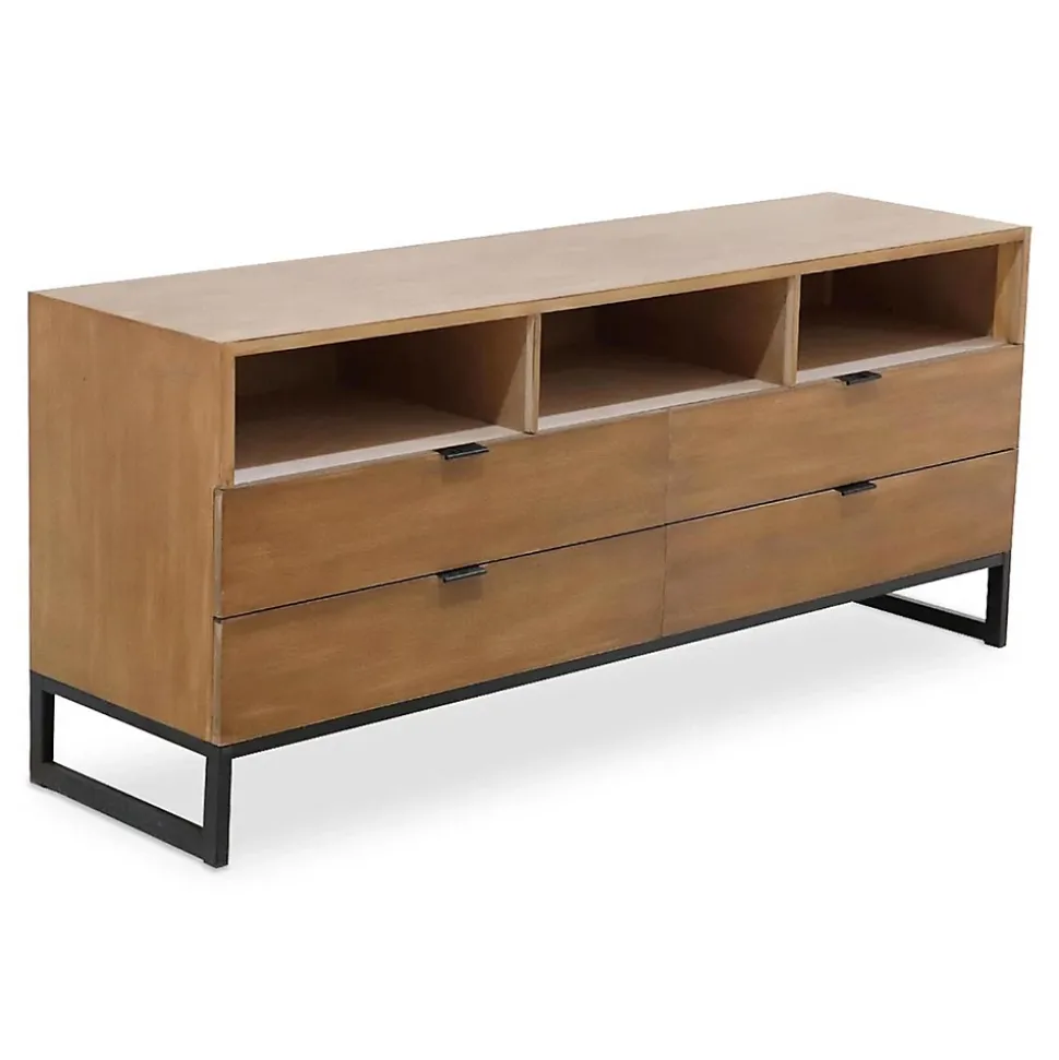 Meuble TV Design Design "Bolta" 150cm Chêne Clair