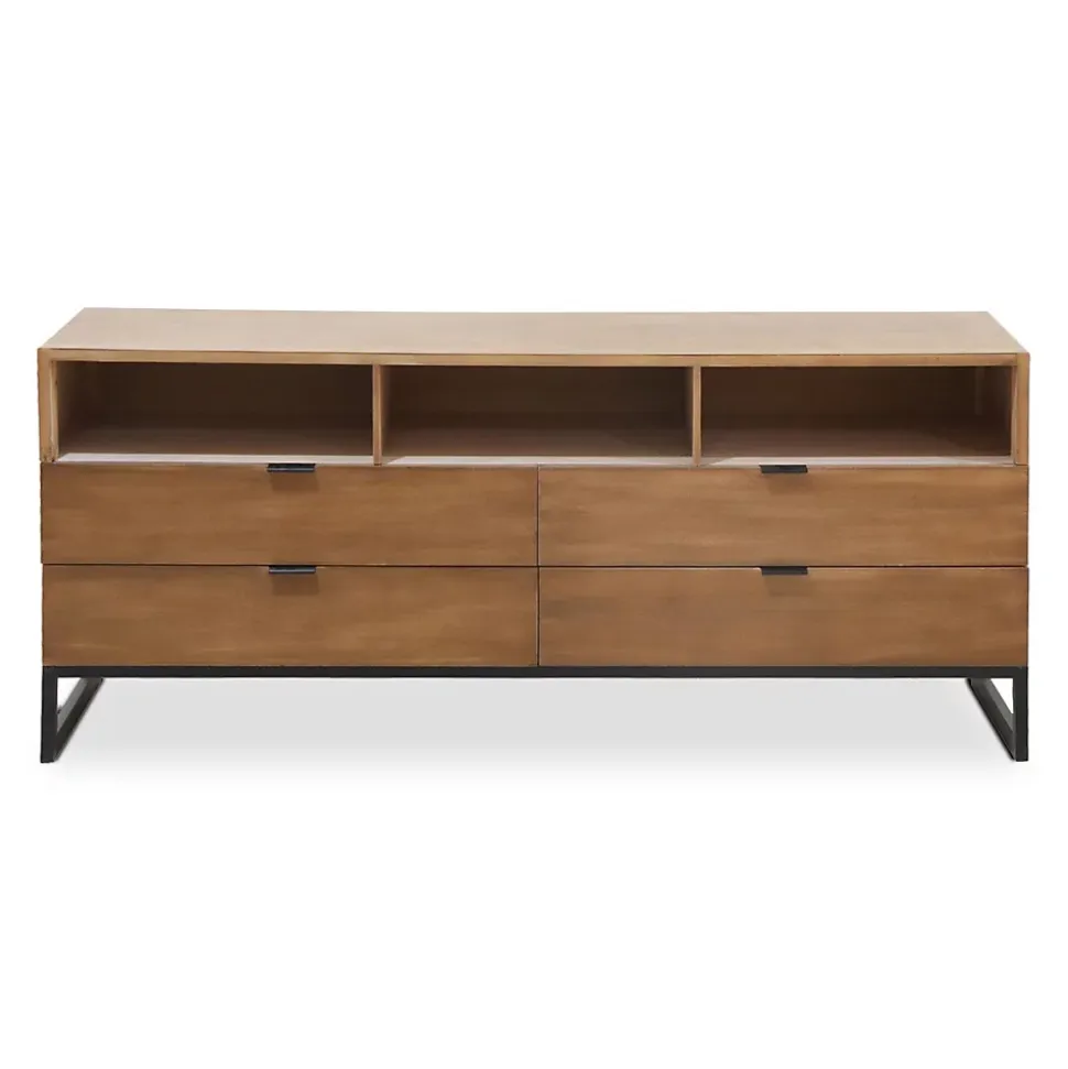 Meuble TV Design Design "Bolta" 150cm Chêne Clair
