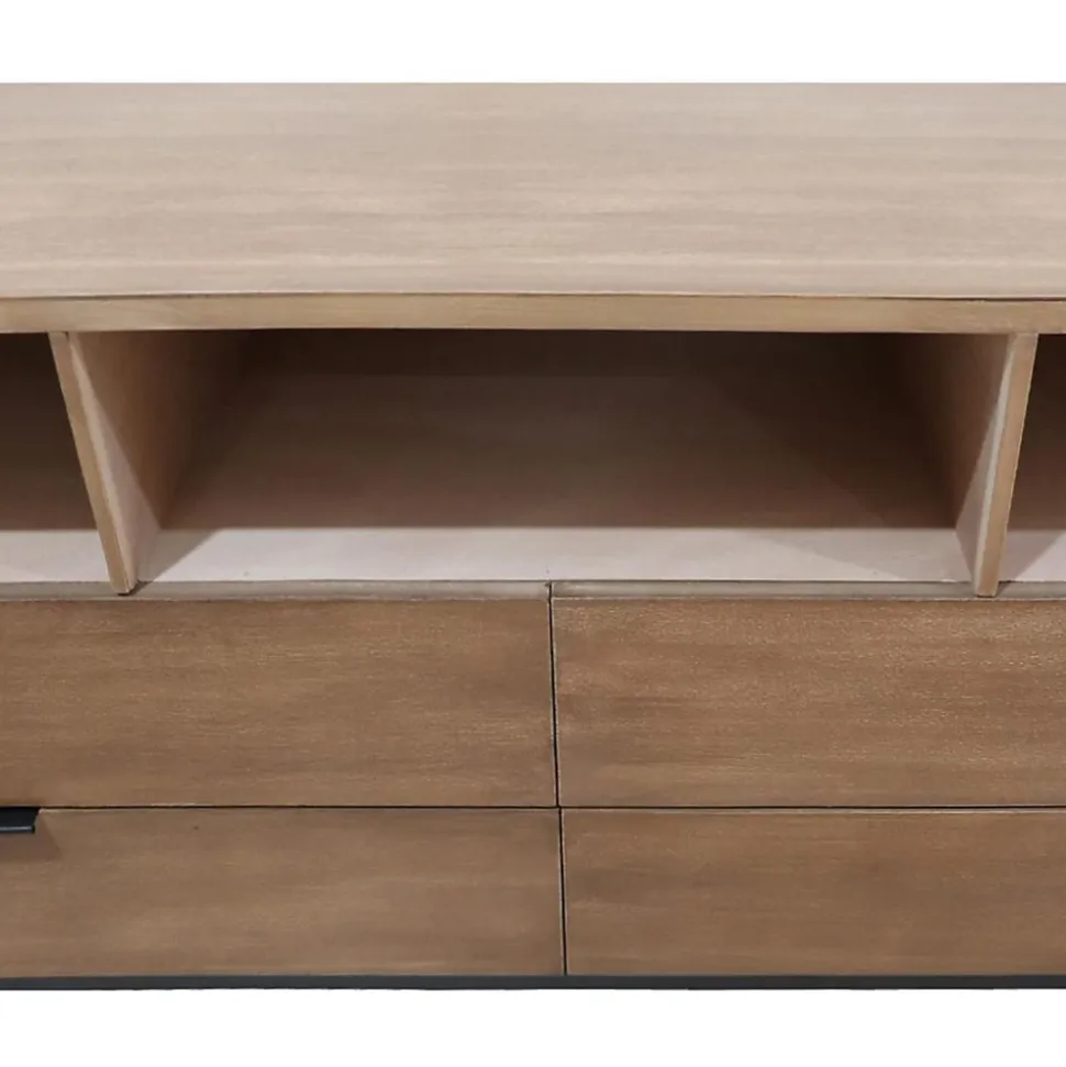 Meuble TV Design Design "Bolta" 150cm Chêne Clair